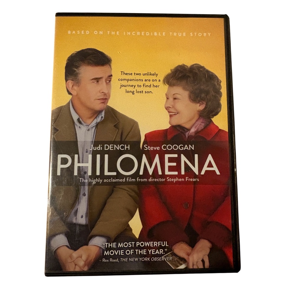 Philomena DVD Judi Dench Steve Coogan Drama True Story Widescreen 2014 Movie